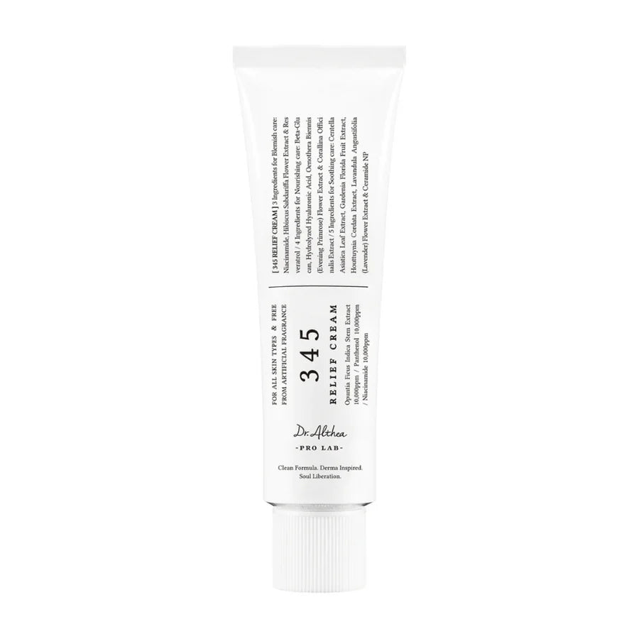 Dr. Althea 345 Relief Cream – Crème apaisante pour peaux sensibles - Elow Skin